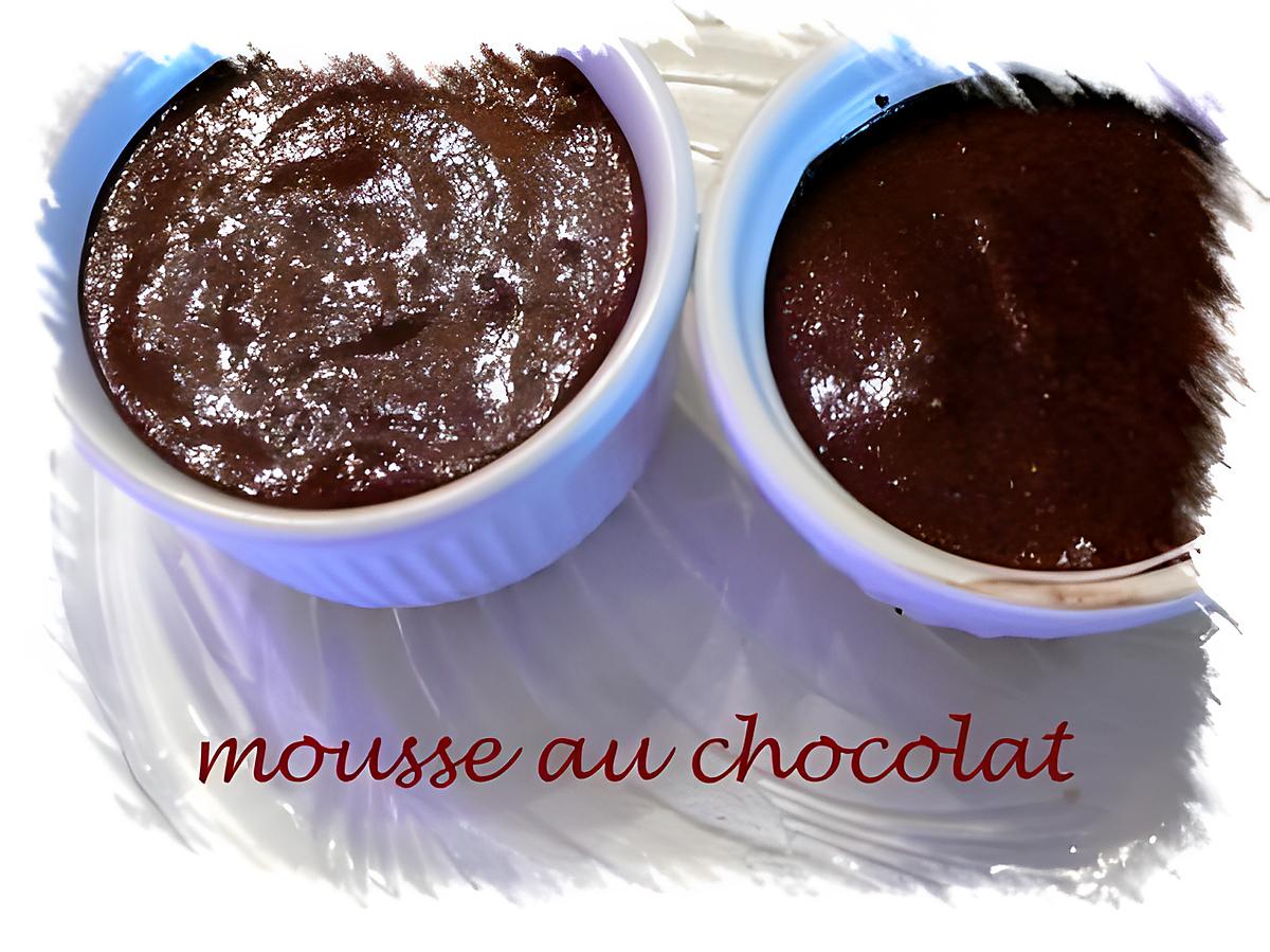 recette mousse au chocolat