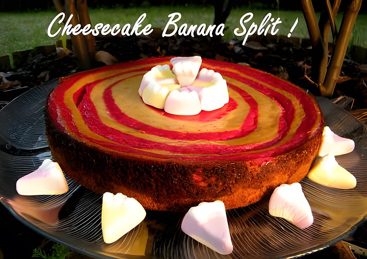 recette Ooo Banana split Cheesecake ooO