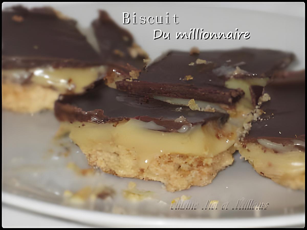 recette Biscuit du millionnaire