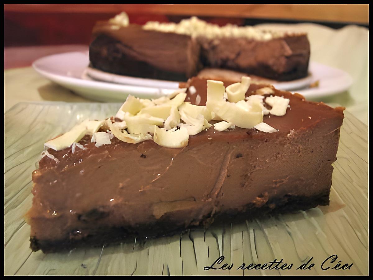 recette Mon cheesecake au chocolat