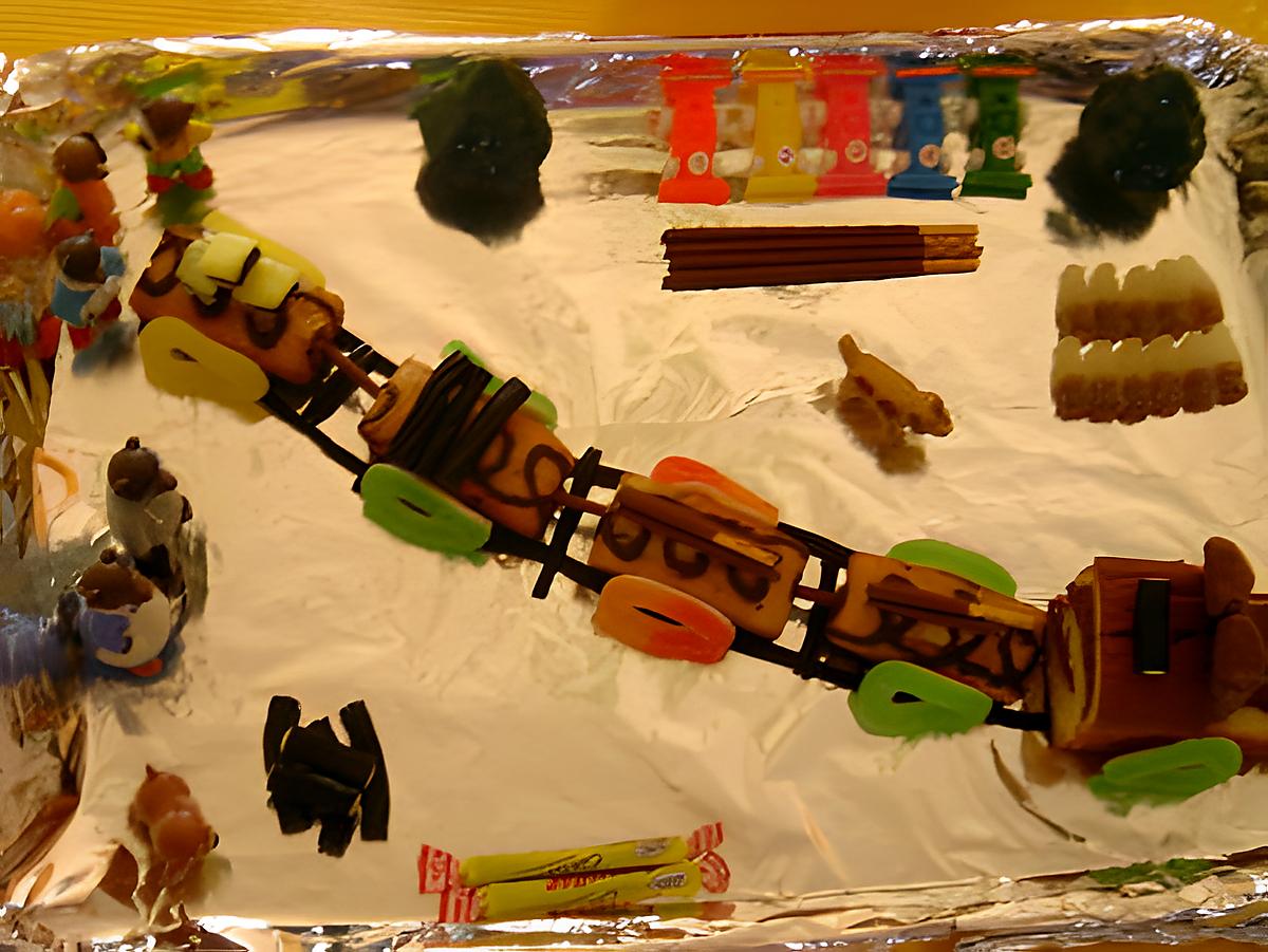 recette le petit train d'anniversaire de tom!!!