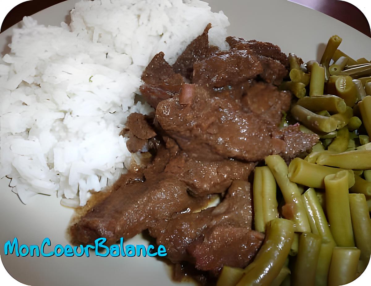 recette Boeuf aux oignons (weight watchers propoints)