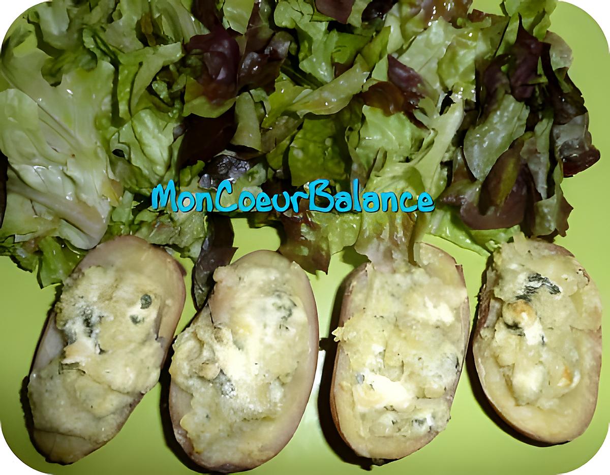 recette Pommes de terre au bleu d'Auvergne (weight watchers propoints)