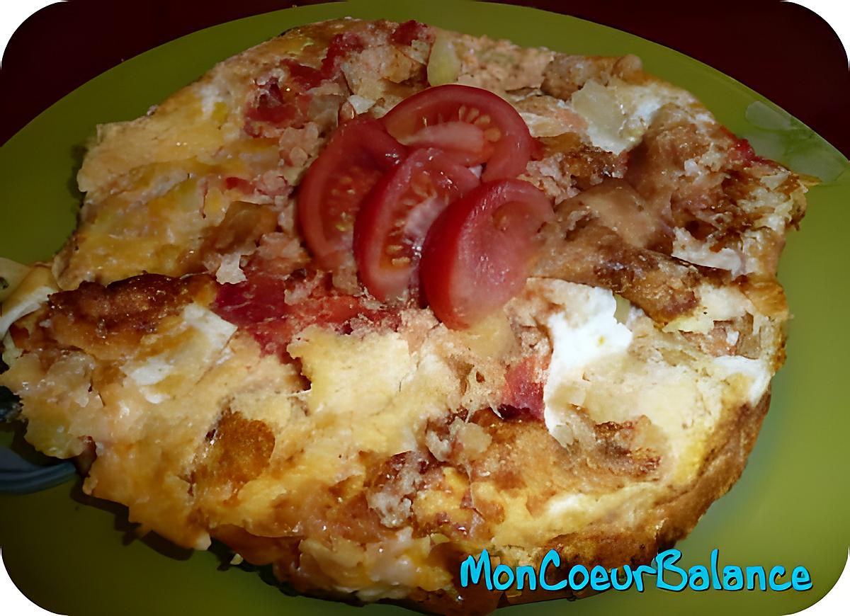 recette Tortilla aux légumes (weight watchers propoints)