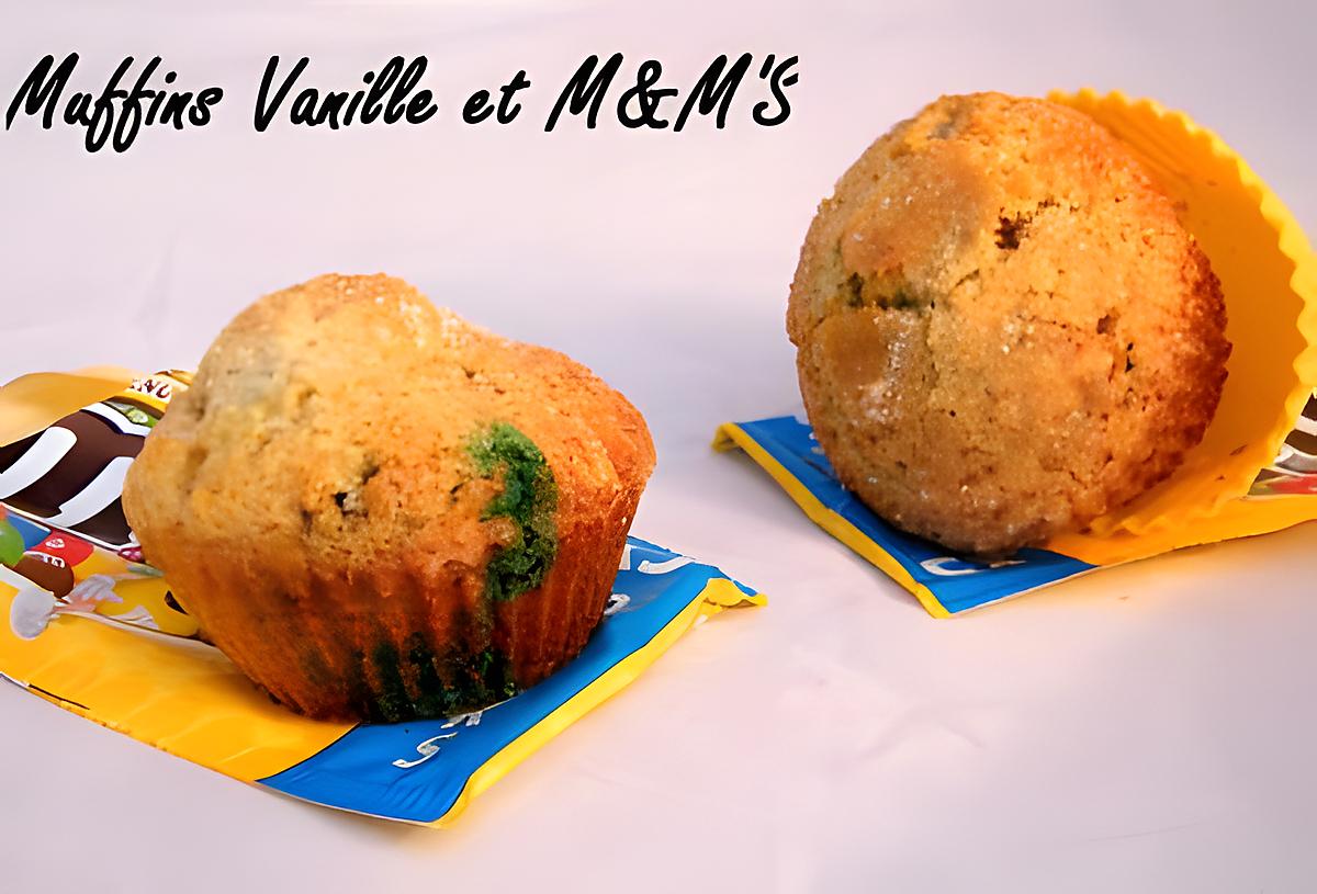 recette Ooo Muffins vanille & M&M'S ooO