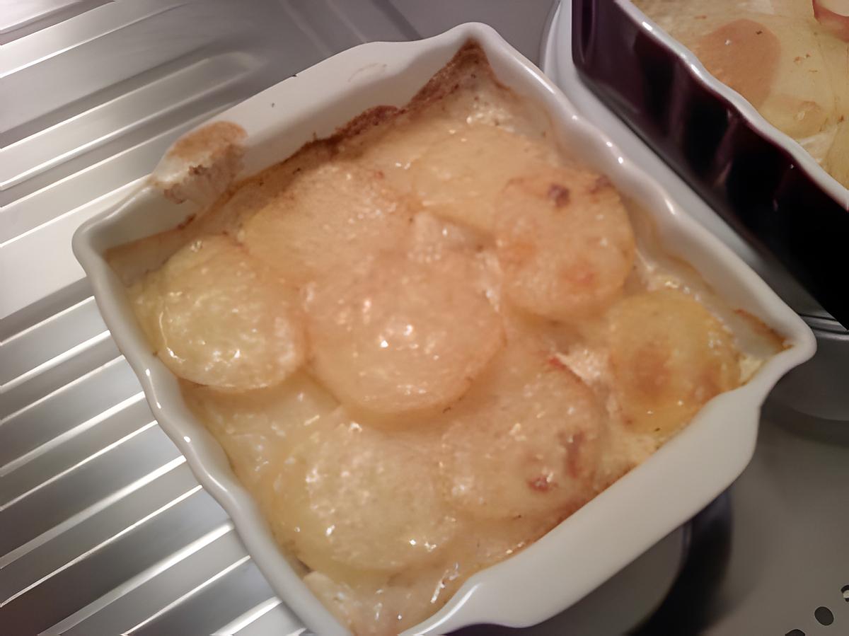 recette Gratin de pomme de terre à la moutarde