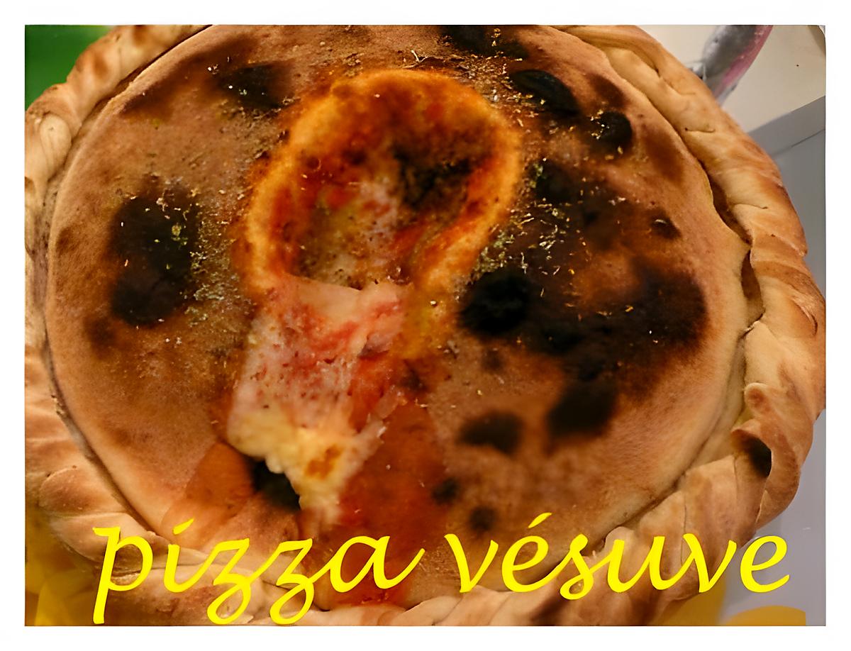 recette pizza vesuve