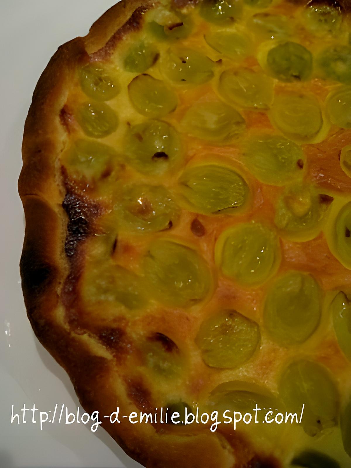 recette Tarte aux raisins