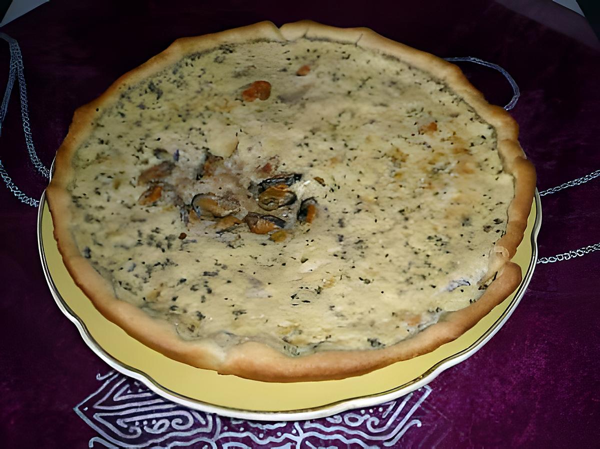 recette Quiche moules/gruyère