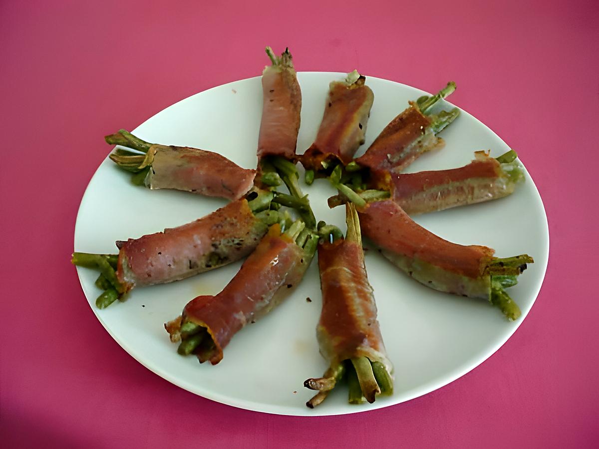 recette Haricots en habit de jambon