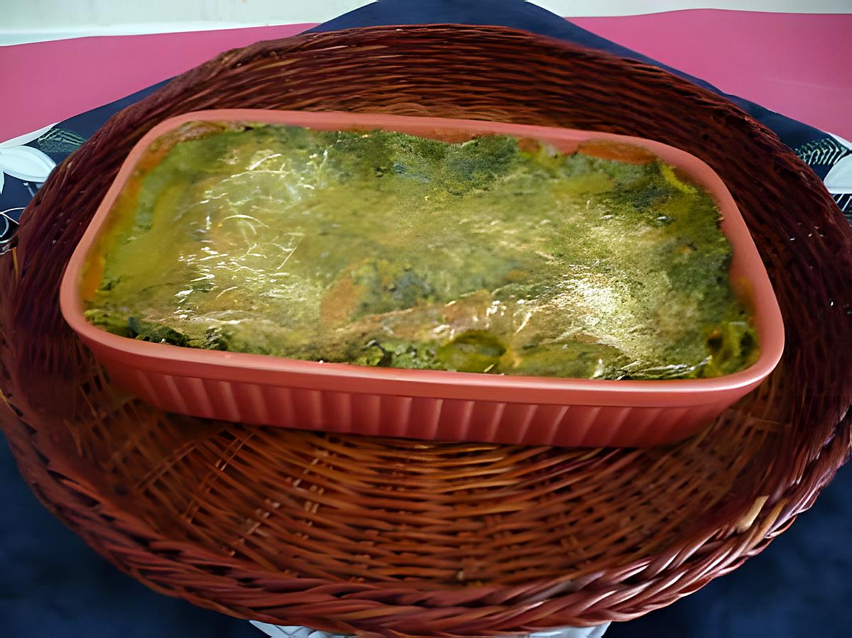 recette Lasagnes épinards/jambon/parmesan