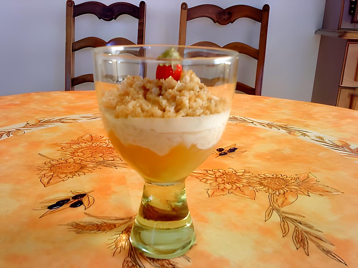 recette Riz au lait au pomme, gelée au miel