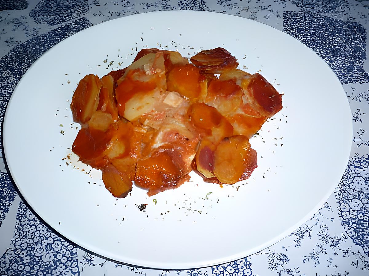recette Gratin pommes de terre/ tomates aux herbes de provence