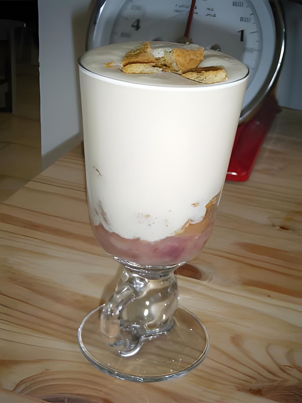 recette TIRAMISU NECTARINES CHOCOLAT BLANC