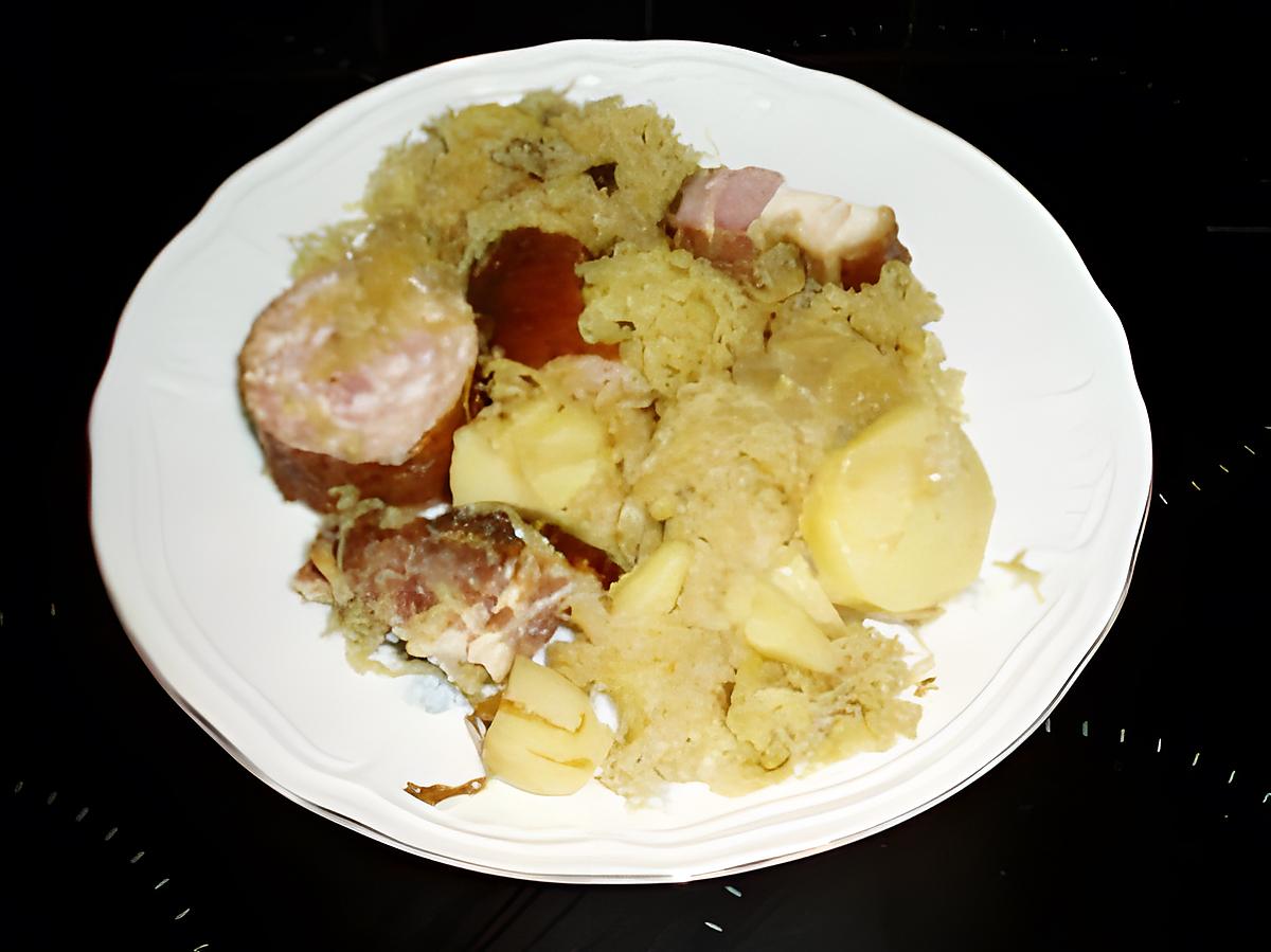 recette choucroute au four