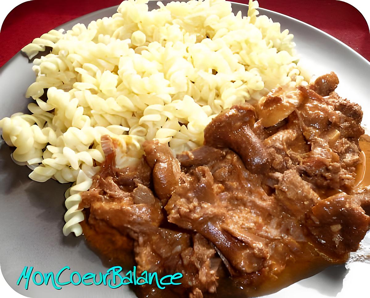 recette Boeuf Strogonoff (weight watchers propoints)