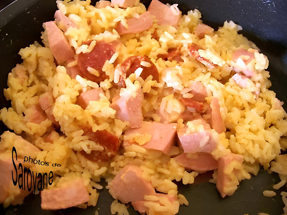 recette Risoto au cervelas et chorizo