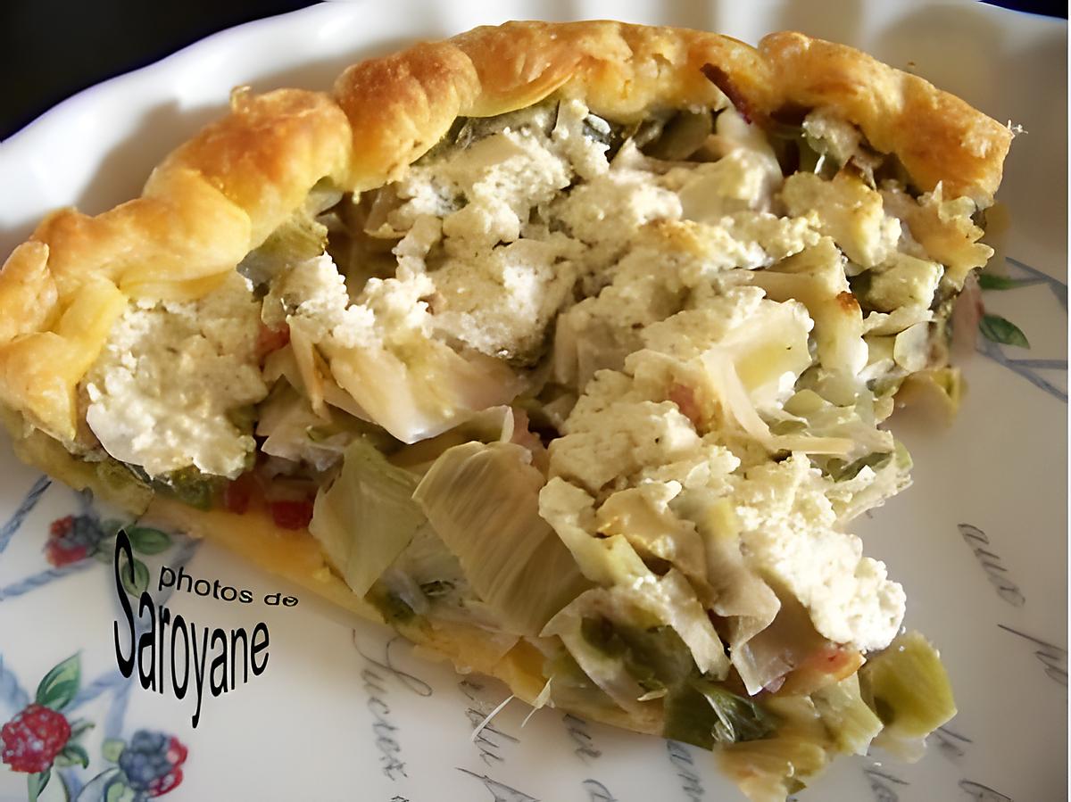 recette quiche boursin poireaux