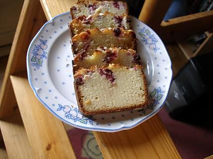 recette Cake Amandes, Ricotta & Framboises d'Eryn