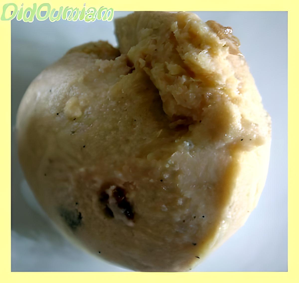 recette Glace vanille,rhum & raisins secs