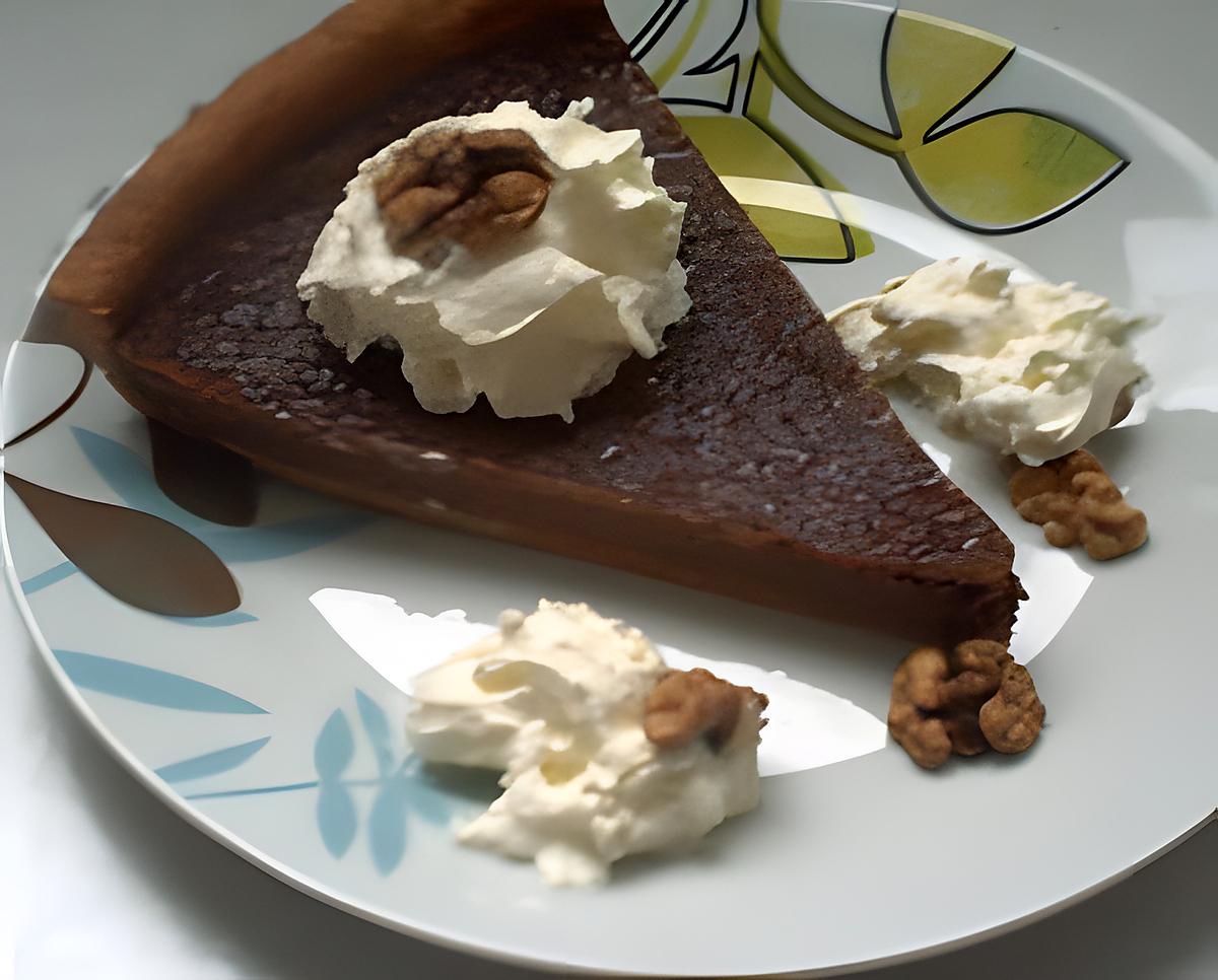 recette TARTE CHOCO-NOIX