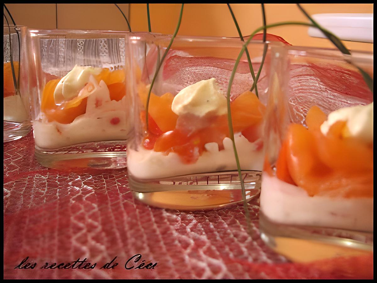 recette Fraicheur au saumon fumé