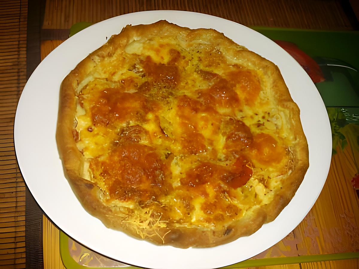 recette tarte à la tomates ,moutarde et mozarella