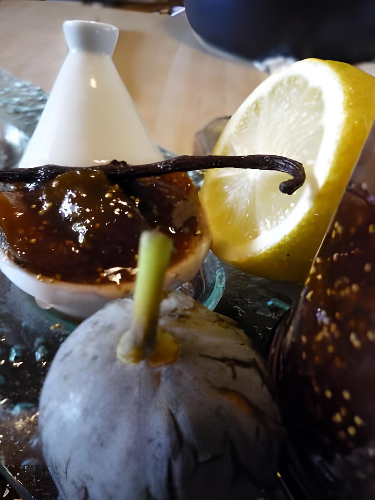 recette Confiture de figues rouges ou blanches a la vanille et citon