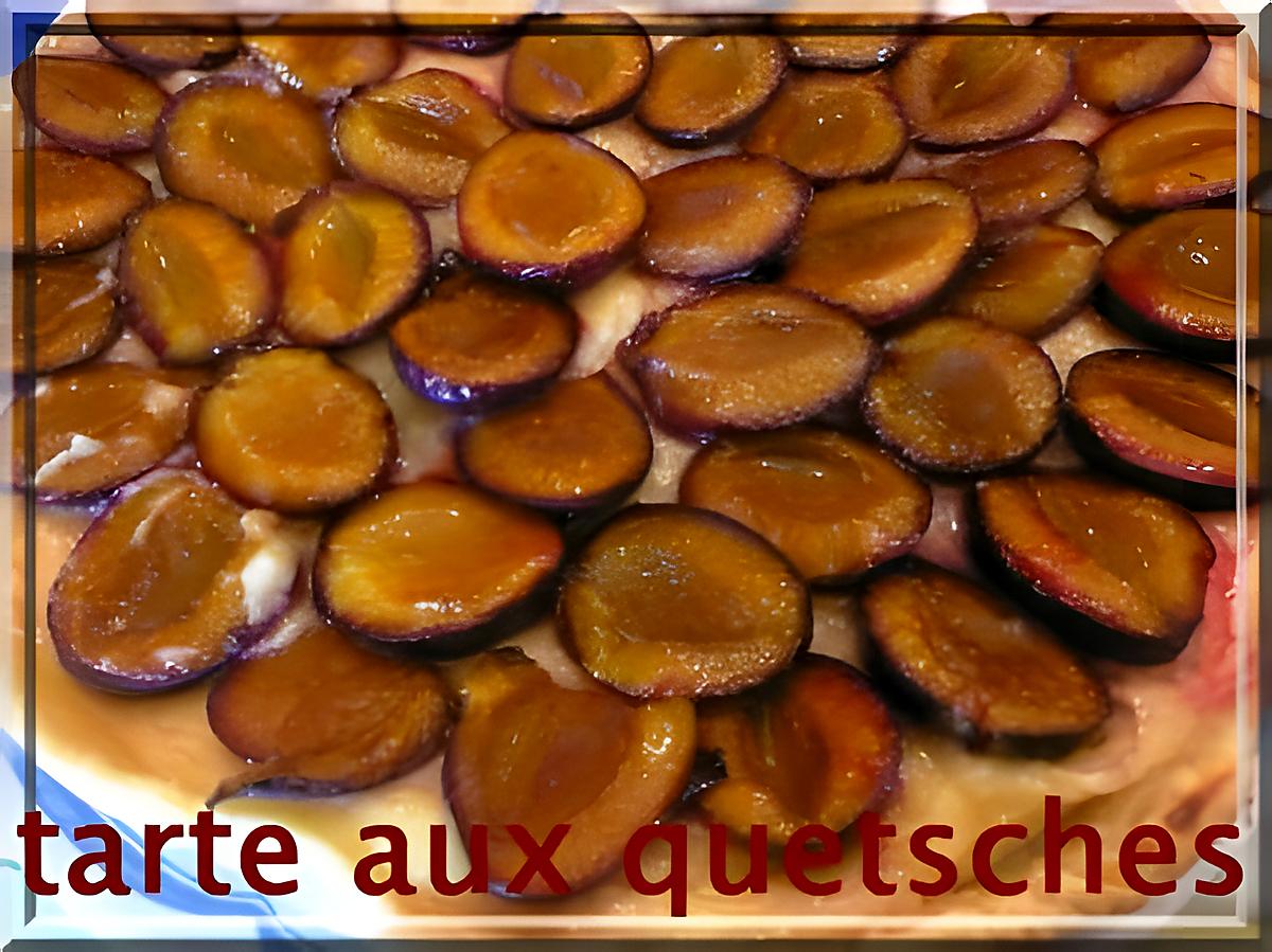 recette tarte aux questches