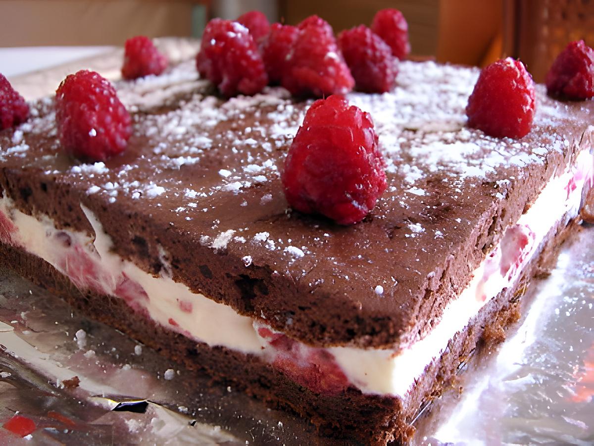 recette Petit gâteau aux framboises