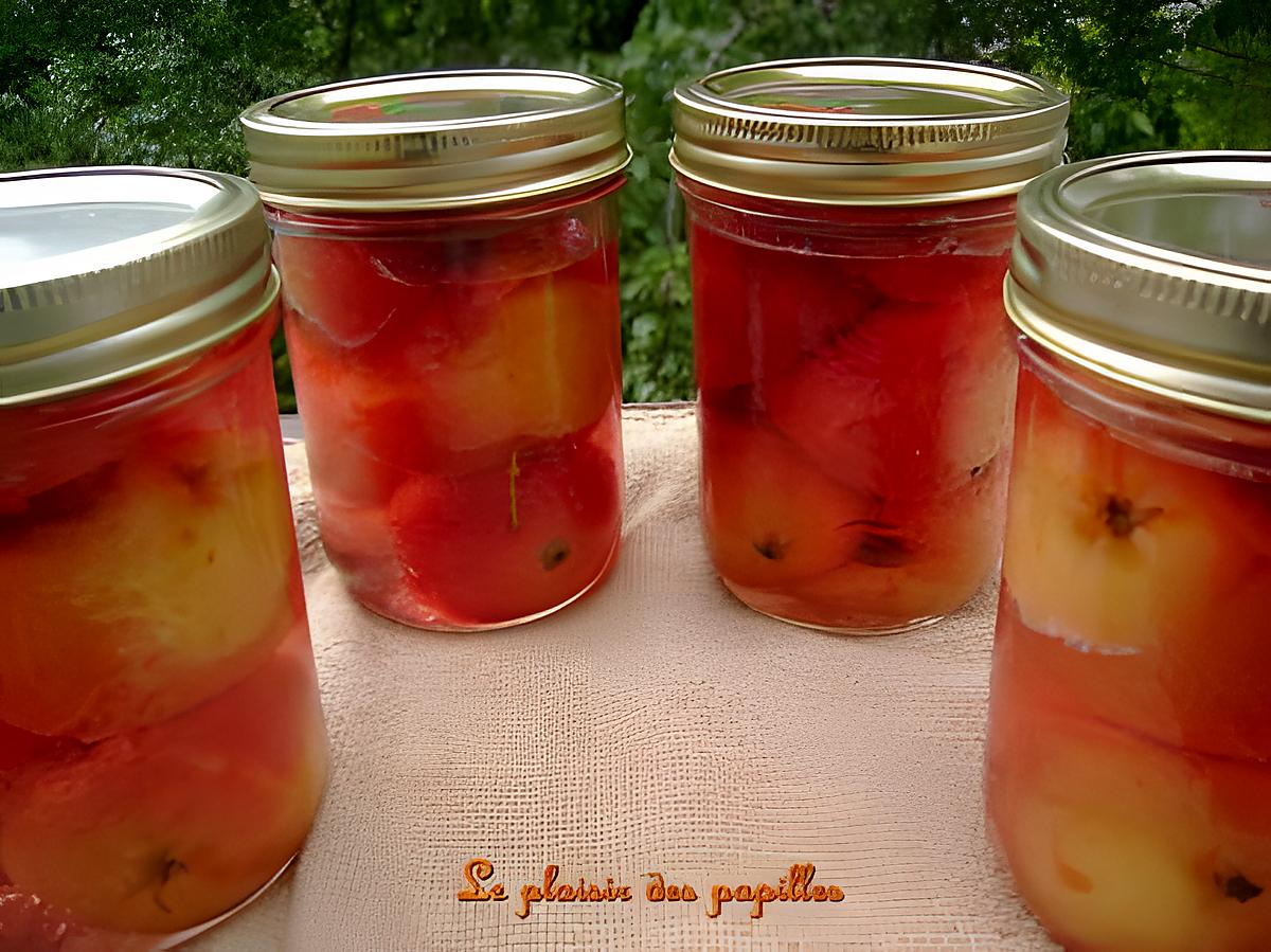 recette ~Pommettes dans le sirop~ 