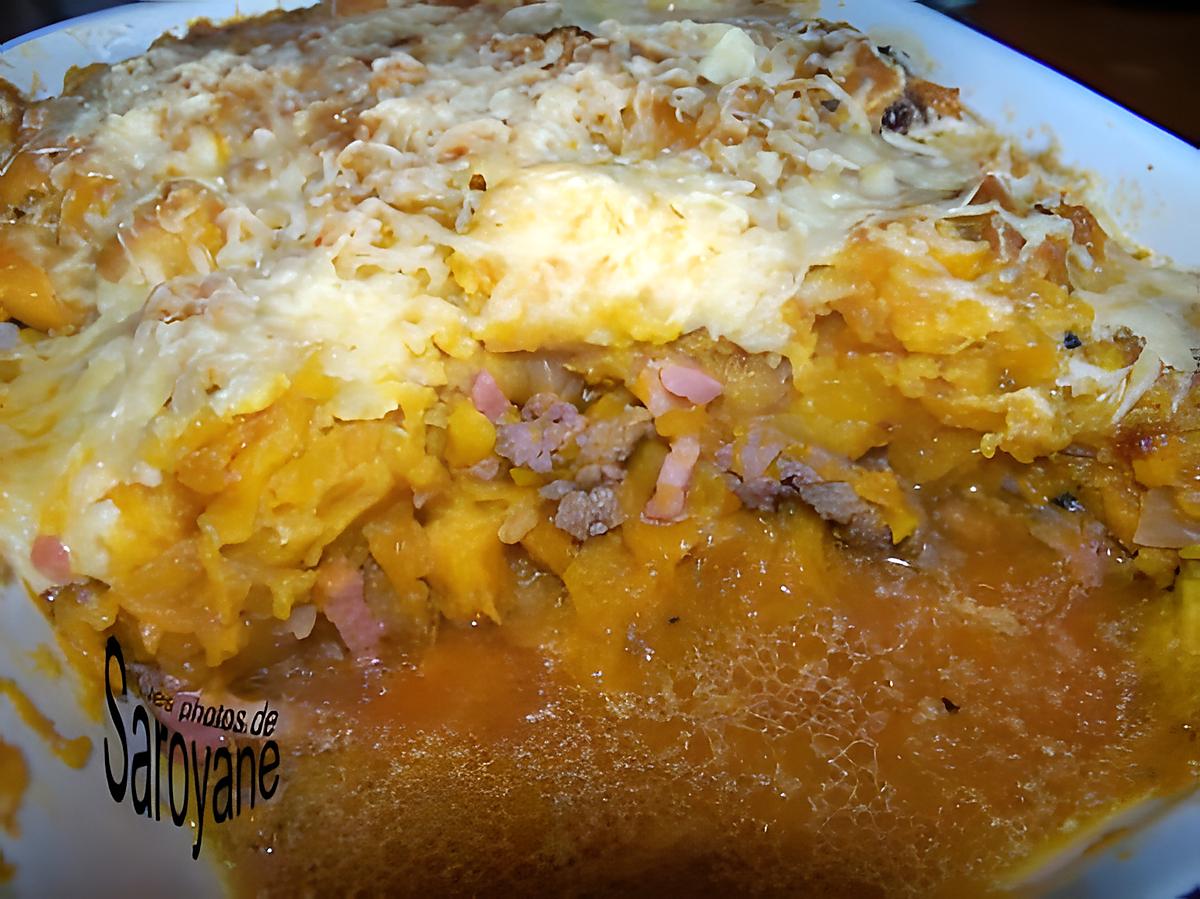 recette Hachi-parmentier de citrouille