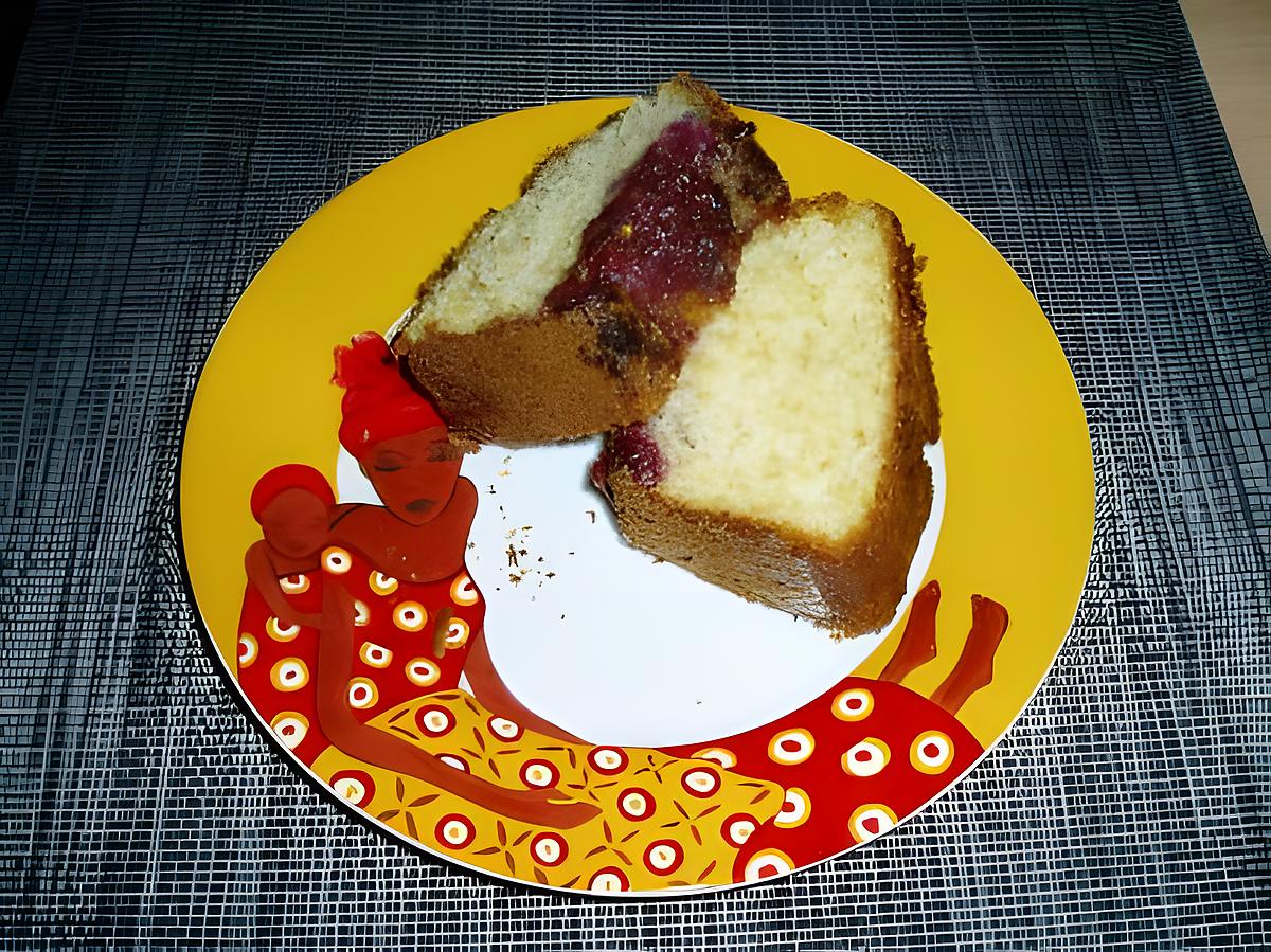 recette gateau à la lavande et framboise