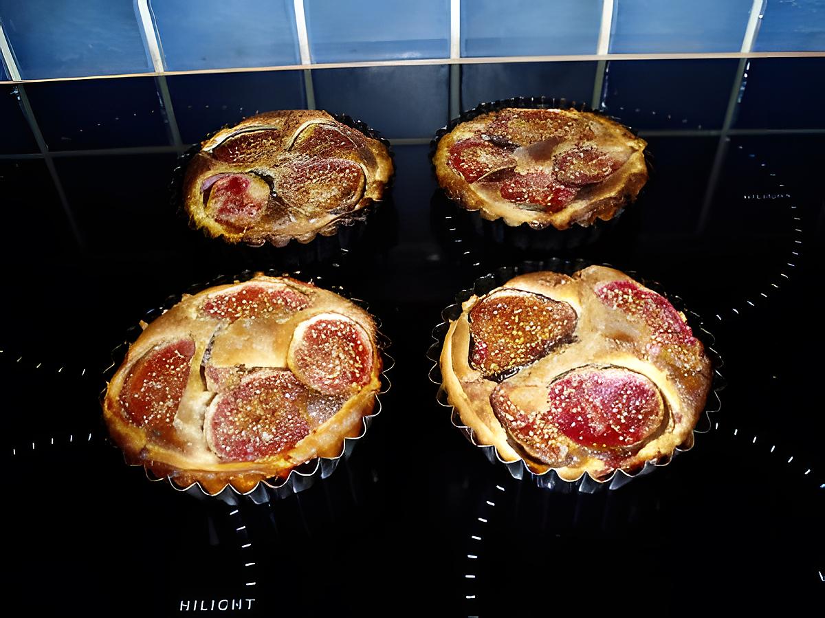 recette tartelettes aux figues à la crème d'amande