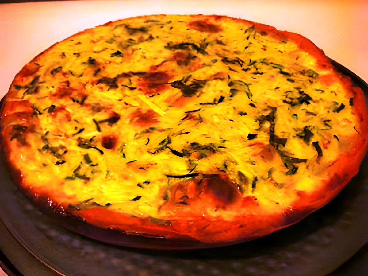 recette TARTE AUX COURGETTES DU VENDREDI 13