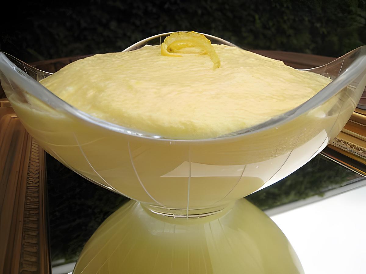 recette Mousse citron-fleur d'oranger régime