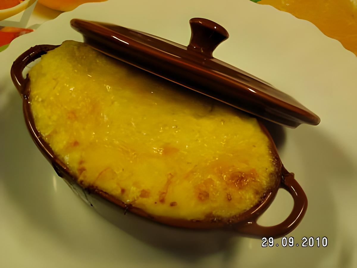 recette Gratin potiron/pommes de terre en mini-cocotte