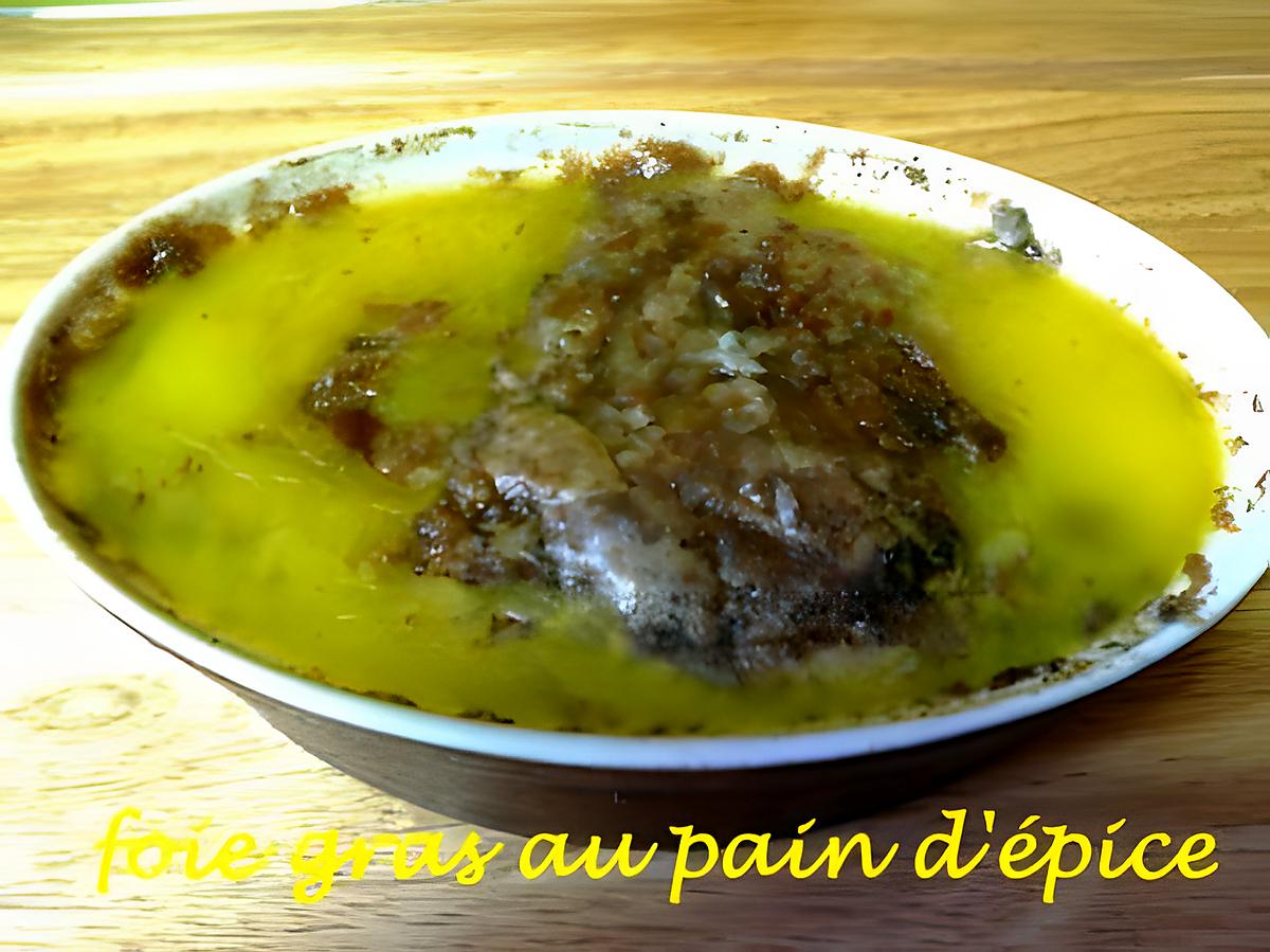 recette foie gras au pain d'épices