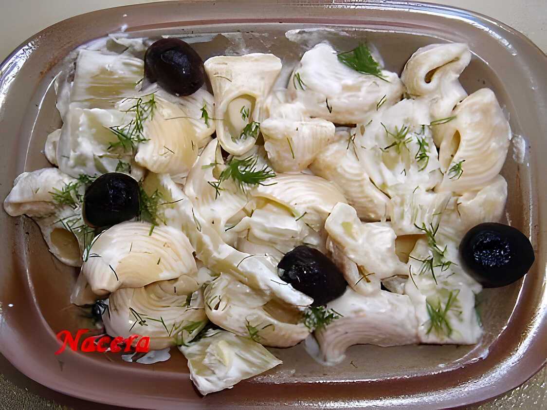 Recette de PÂTES ET FENOUIL SAUCE FROMAGE