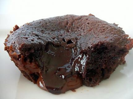 recette Moelleux au coeur coulant chocolat !!!