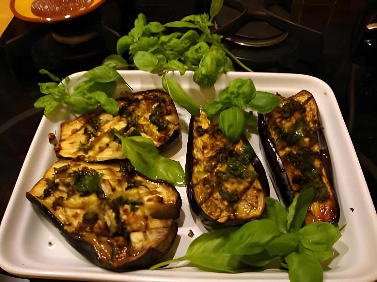 recette AUBERGINES  " quand  le temps me manque "