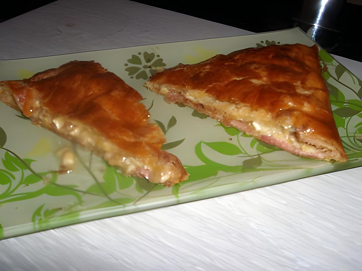 recette CHAUSSON CAMEMBERT BACON