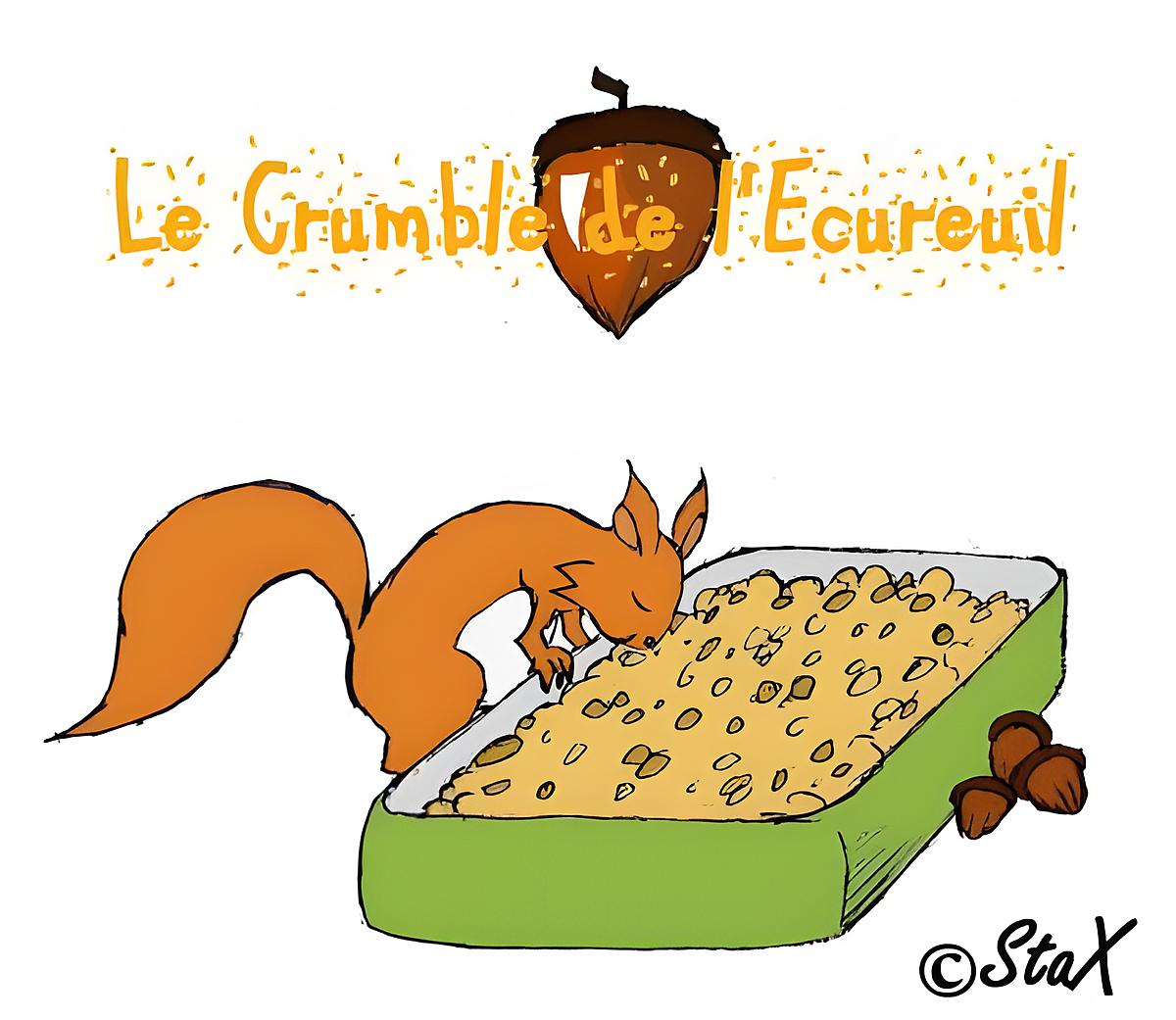 recette Crumble de l'Ecureuil