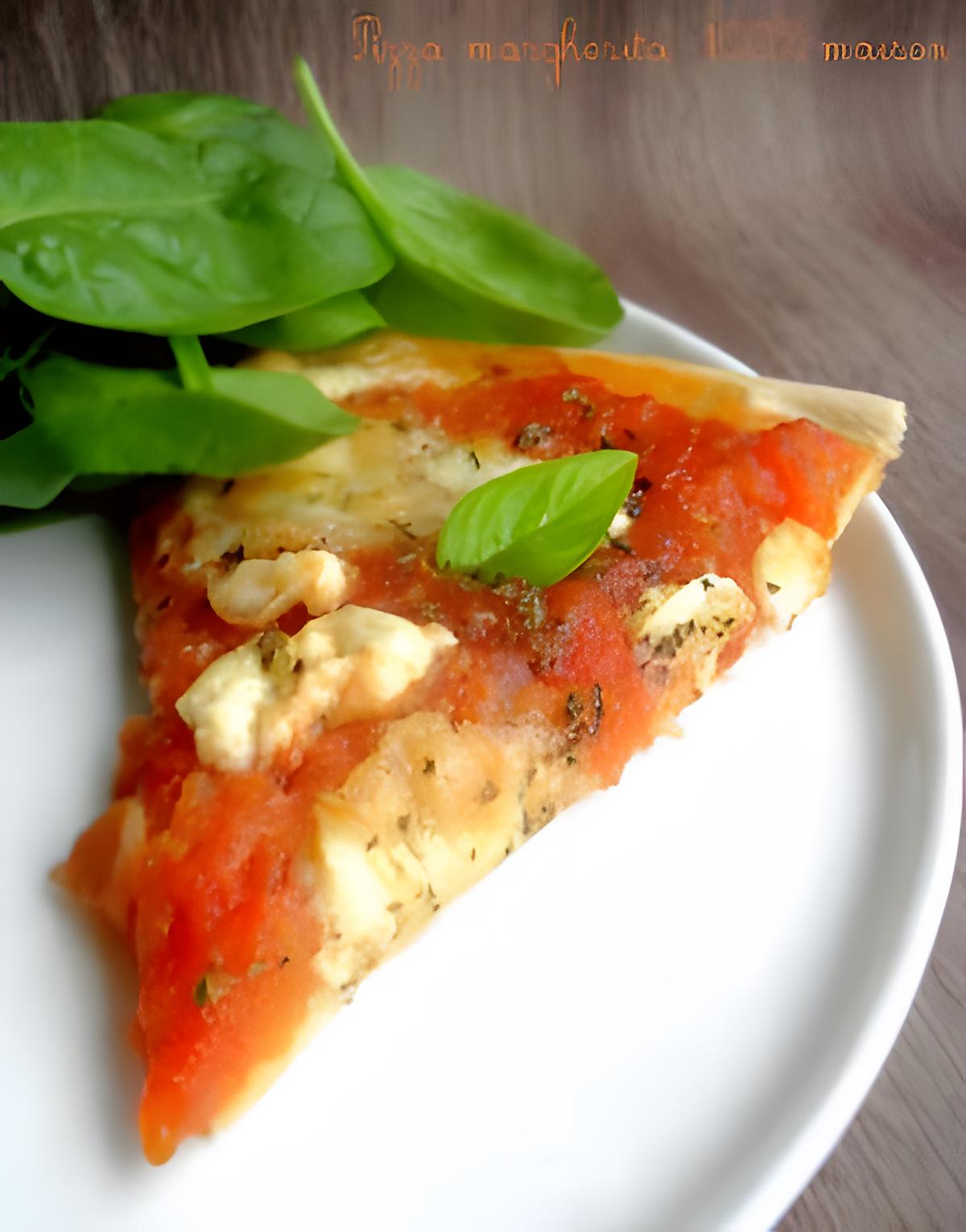 recette Pizza Margherita 100% Maison