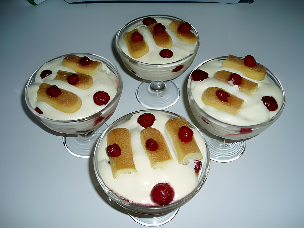 recette tiramisu aux framboises aromatisé aux aromes  de citron meringué