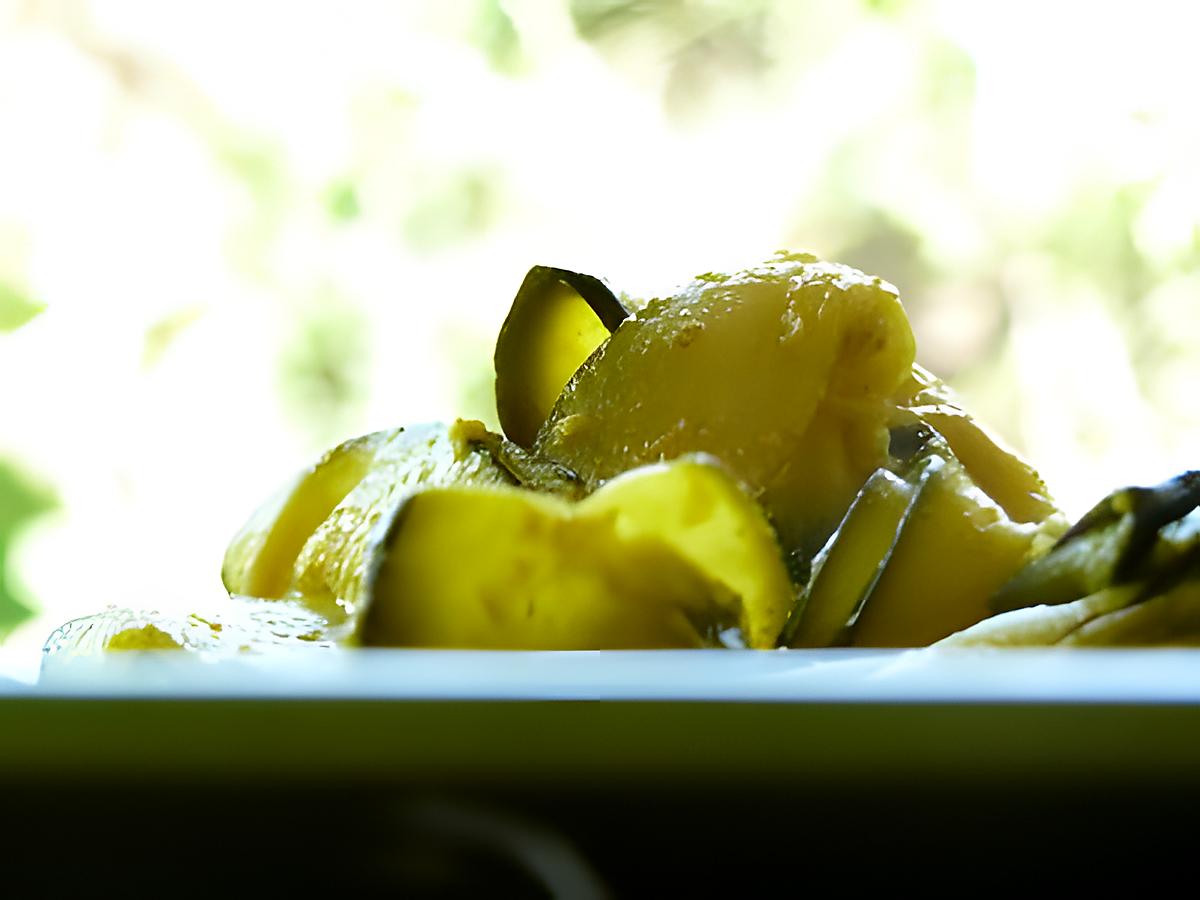 recette Wok de courgettes aux épices et citron