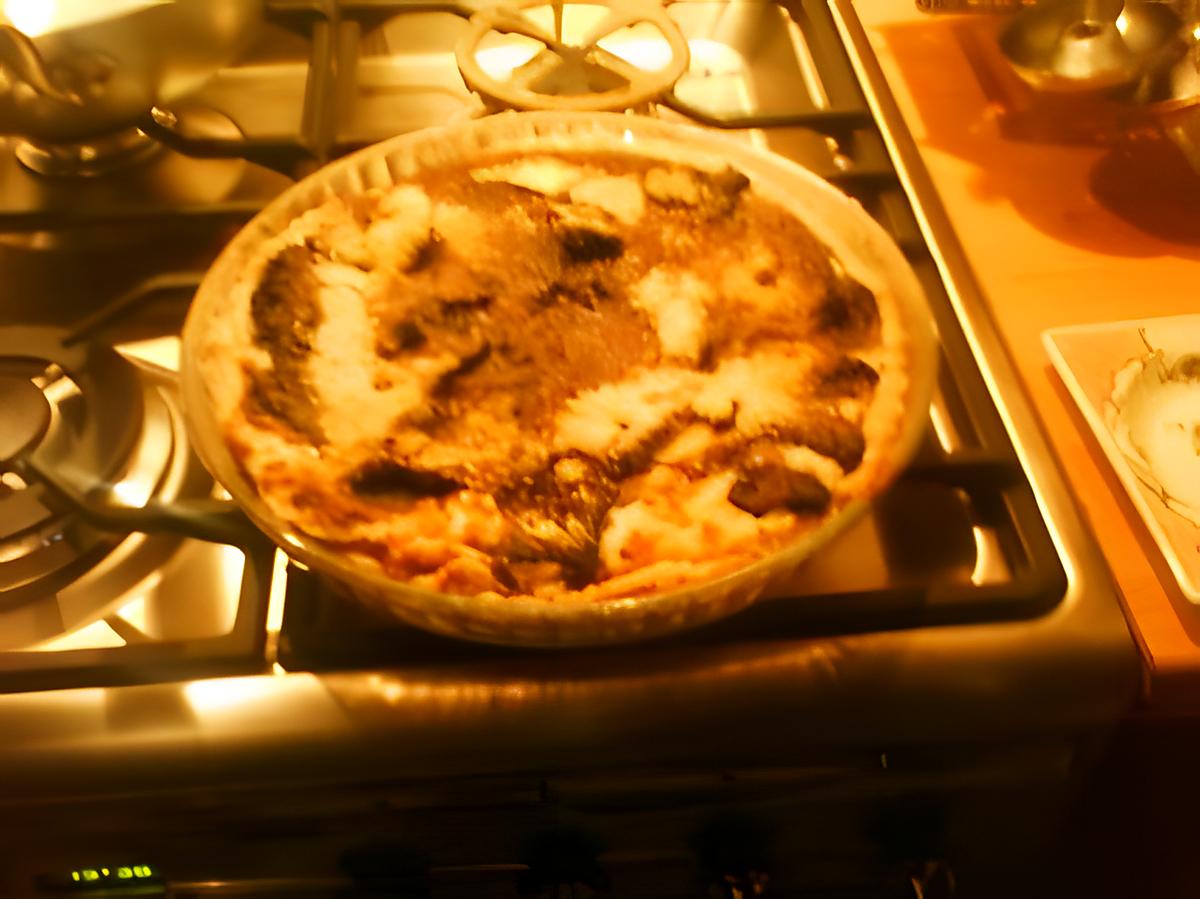 recette QUICHE AUX CHAMPIGNONS A LA BORDELAISE