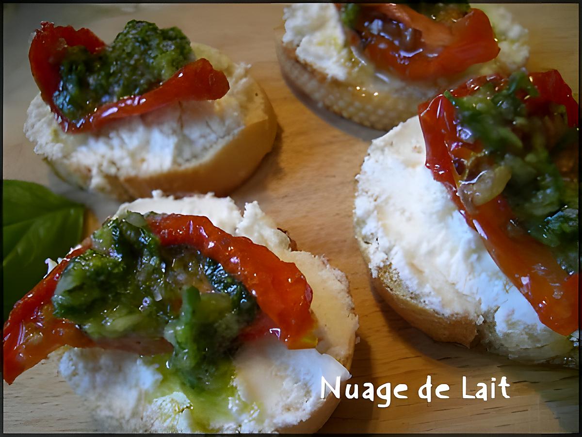 recette Mini Bruschetta à l'Italienne