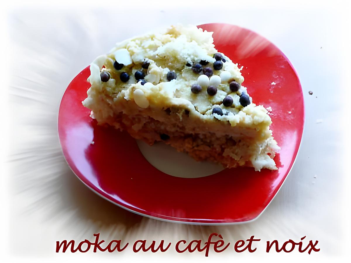 recette moka au café et noix
