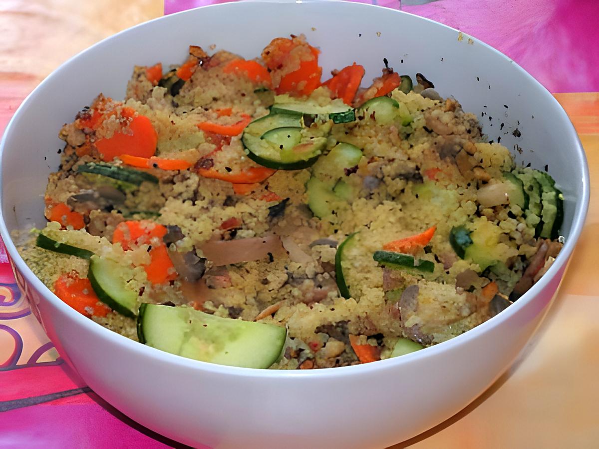 recette Quinoa aux légumes